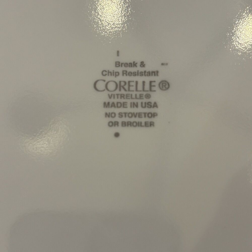 Corelle Strokes Of Color 4 Dinner Plates + 4 Luncheons Tangerine Discontinued - Picture 3 of 12